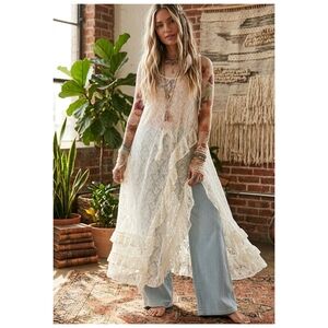 Bohemian Lace Overlay Dress